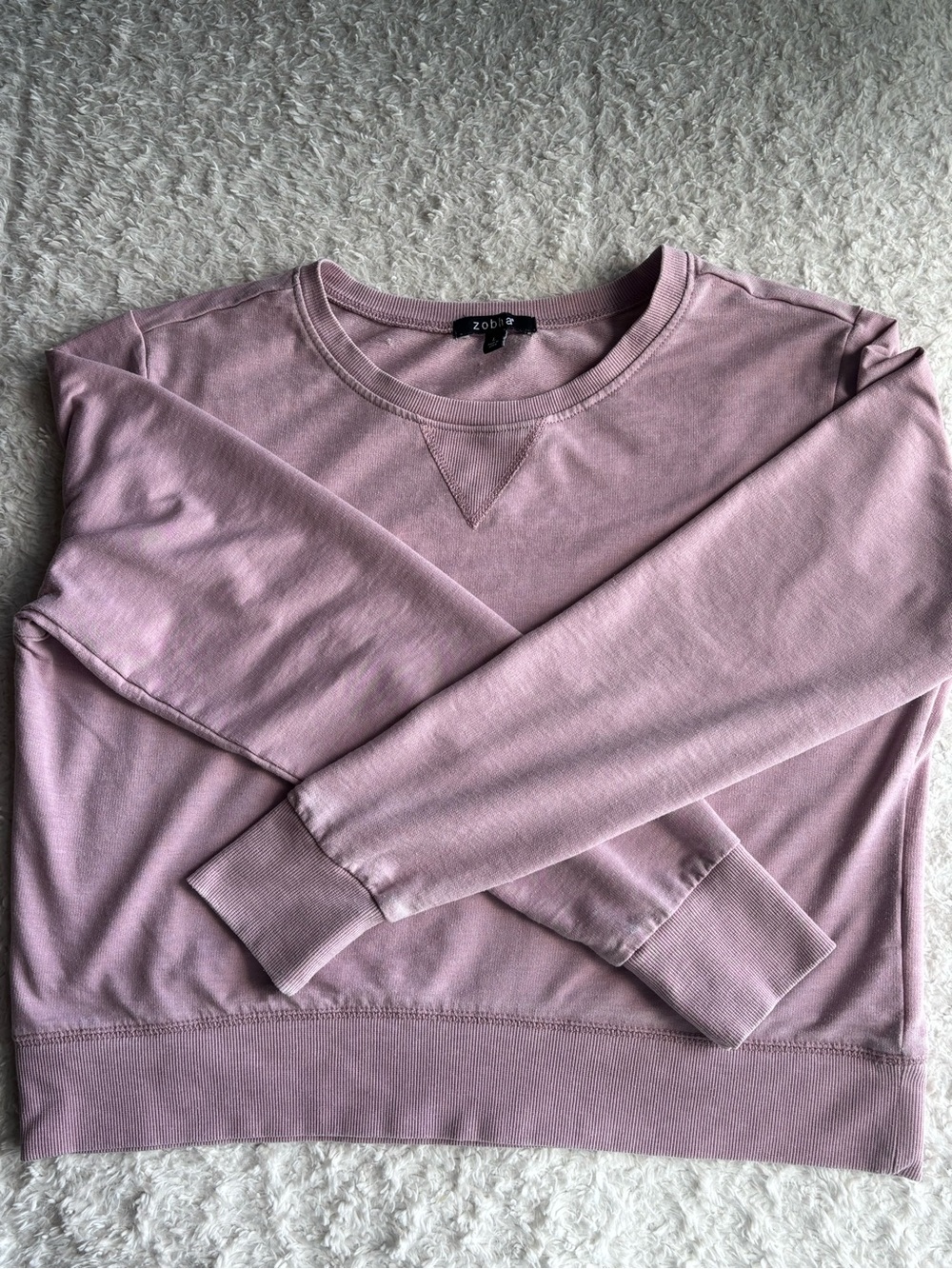 Zobha Lavender Crewneck Sweatshirt - kids Casual Pullover